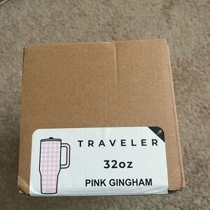 Hydrojug 32oz Pink Gingham